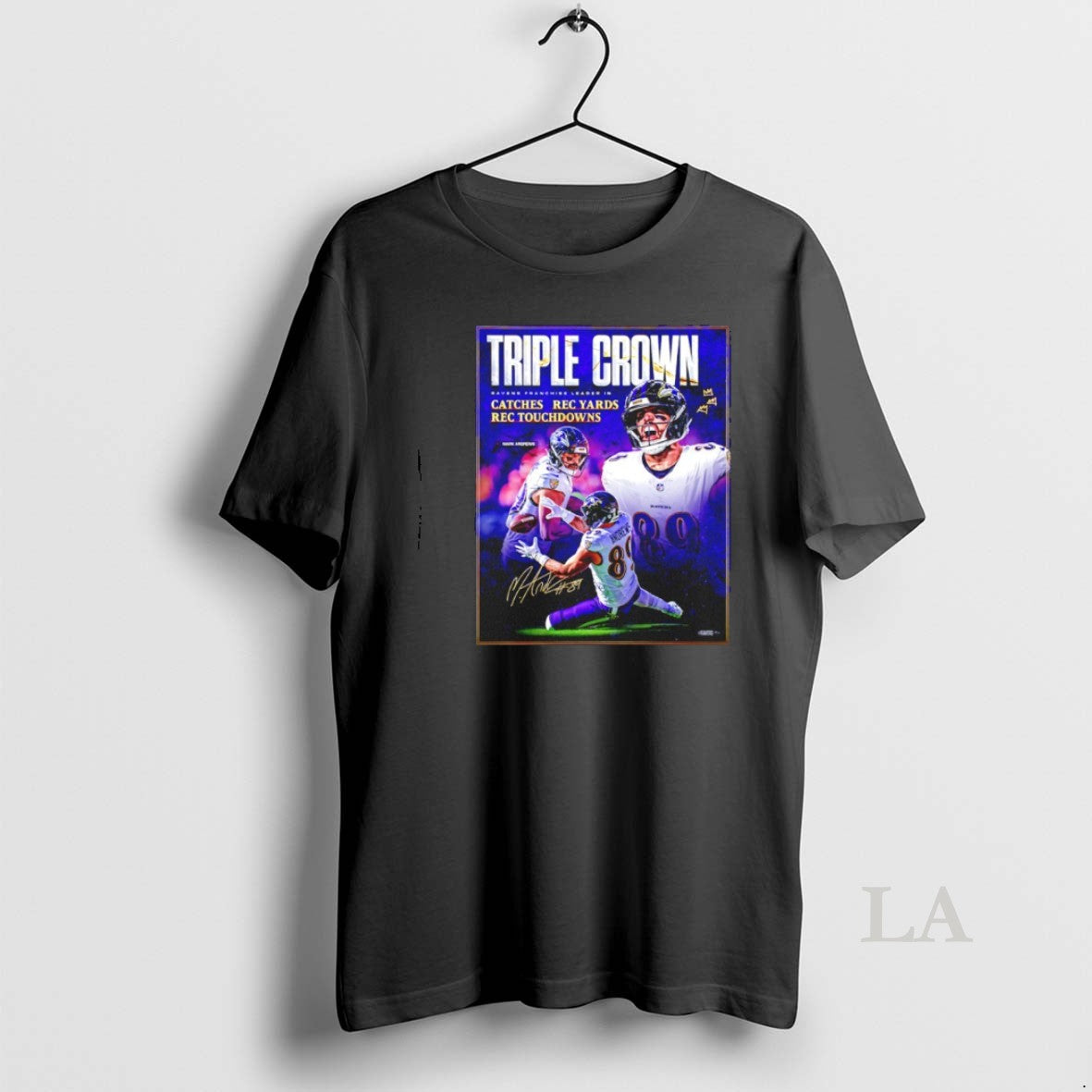 Original Triple Crown Mark Andrews Baltimore Ravens - Adult & Kids T-Shirts, Sweatshirts & Hoodies apparel design preview 1