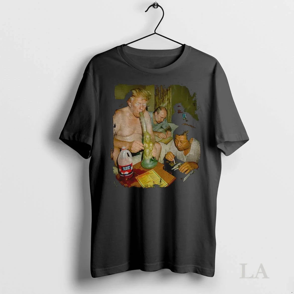 Original Trump Kim Putin Xi 420 Party Political Weed - Adult & Kids T-Shirts, Sweatshirts & Hoodies apparel design preview 1