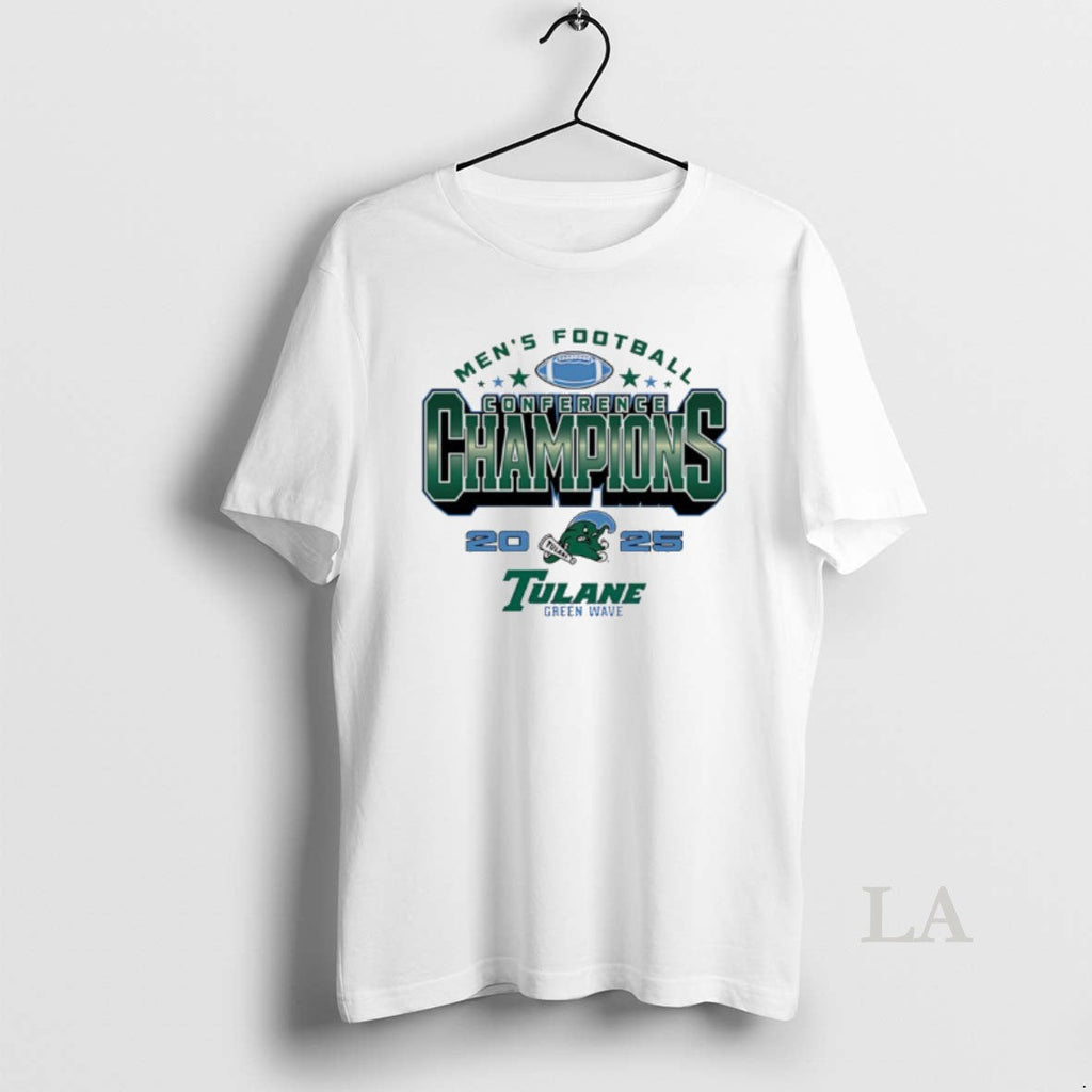 Original Tulane Green Wave 2025 Football Conference - Adult & Kids T-Shirts, Sweatshirts & Hoodies apparel design preview 1