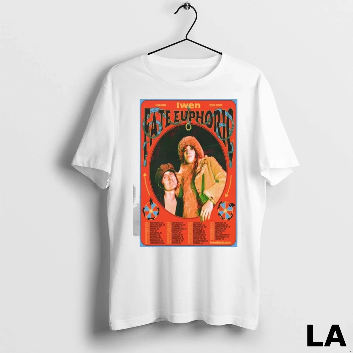 Original Twen Band Usa Can Tour 2026 Ladies - Adult & Kids T-Shirts, Sweatshirts & Hoodies apparel design preview 1