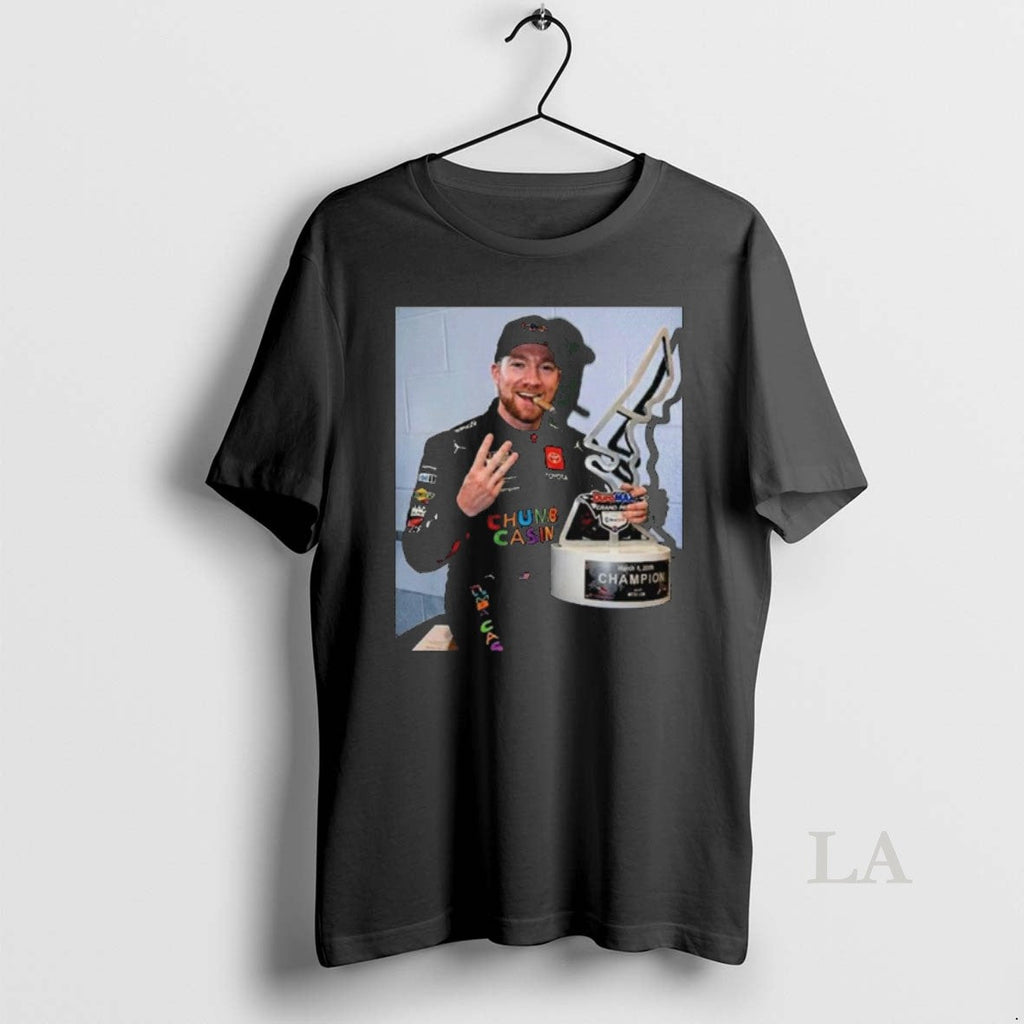 Original Tyler Reddick Three Peat 2026 Duramax Texas - Adult & Kids T-Shirts, Sweatshirts & Hoodies apparel design preview 1