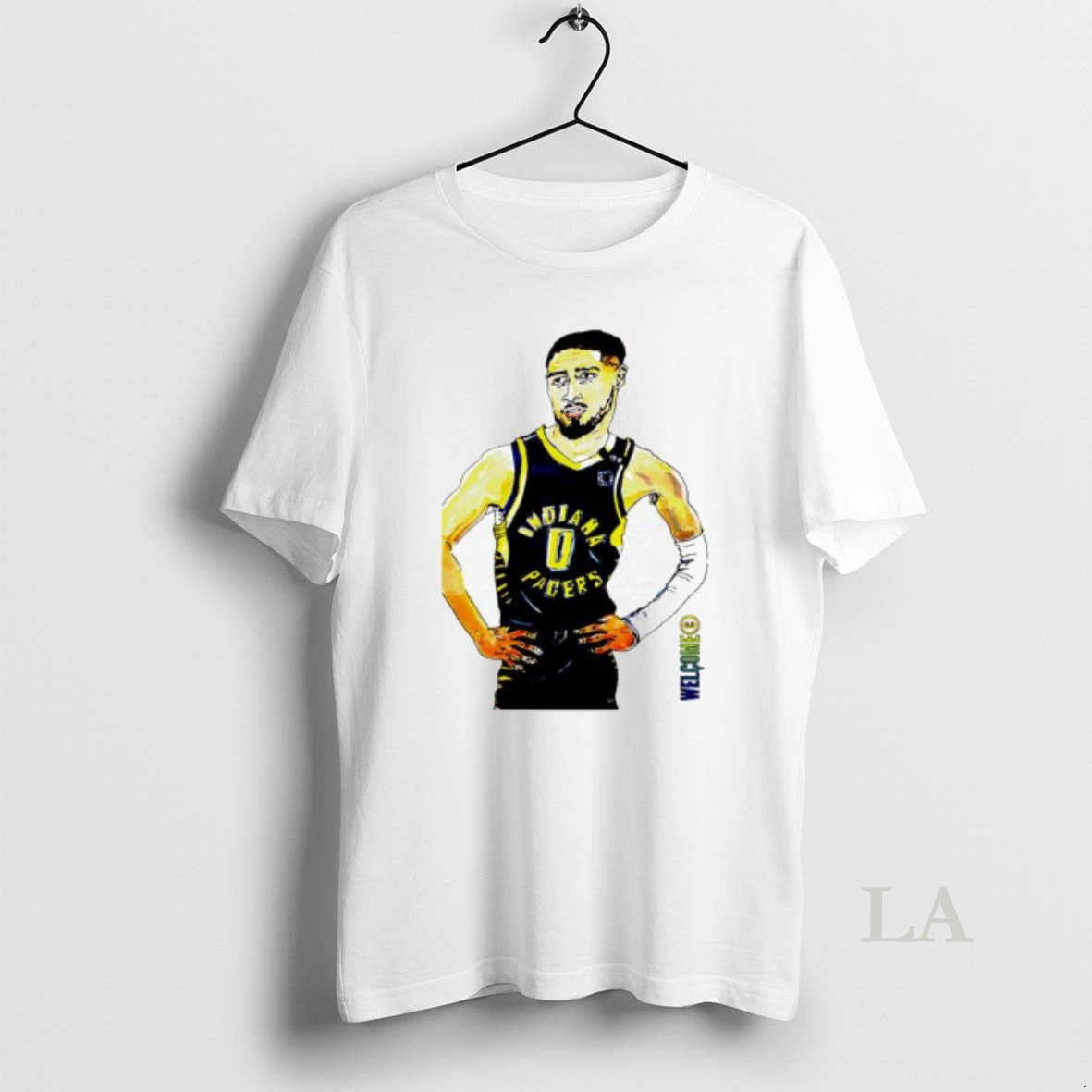 Original Tyrese Haliburton Indiana Pacers Basketball - Adult & Kids T-Shirts, Sweatshirts & Hoodies apparel design preview 1