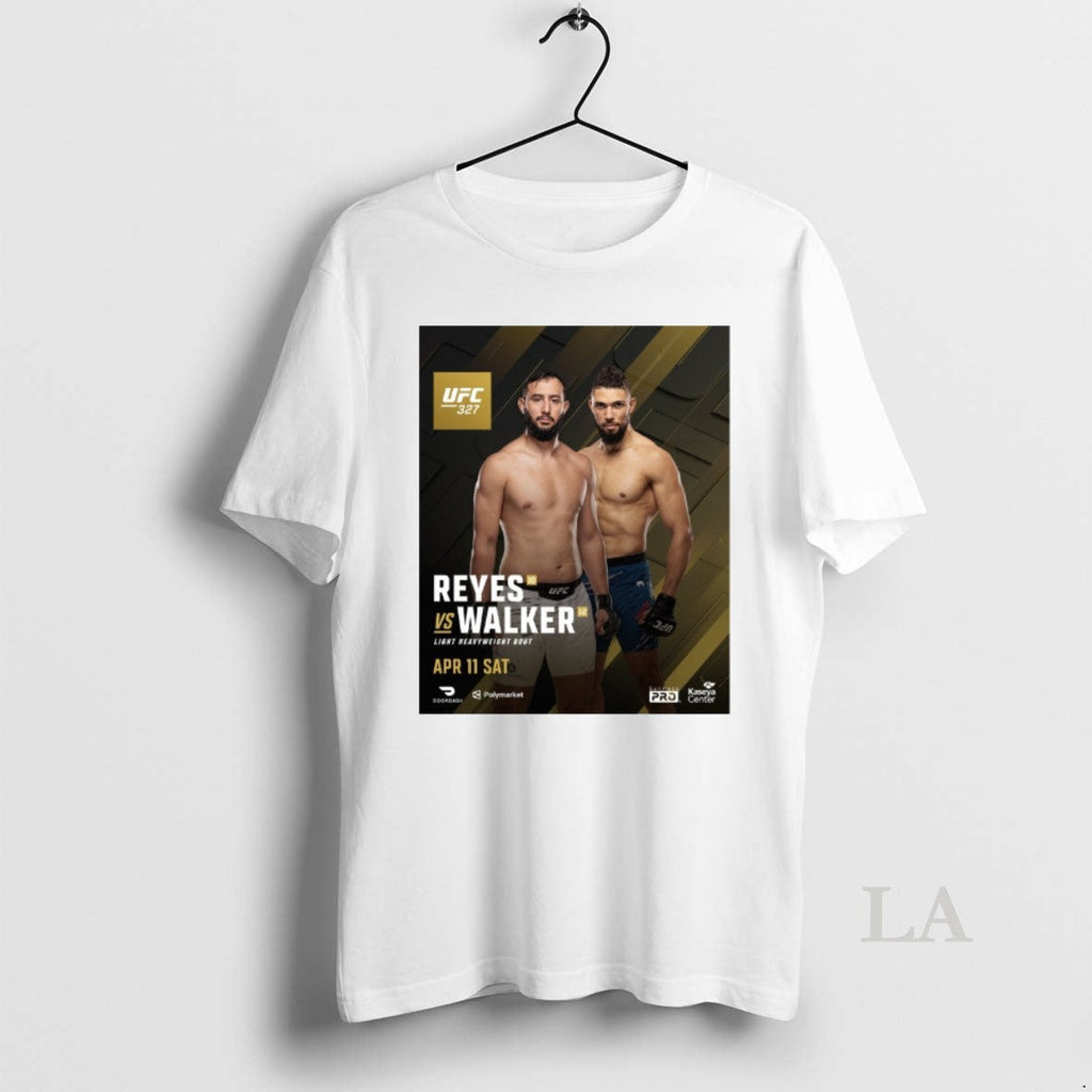 Original Ufc 327 Reyes Vs Walker Light Heavyweight - Adult & Kids T-Shirts, Sweatshirts & Hoodies apparel design preview 1