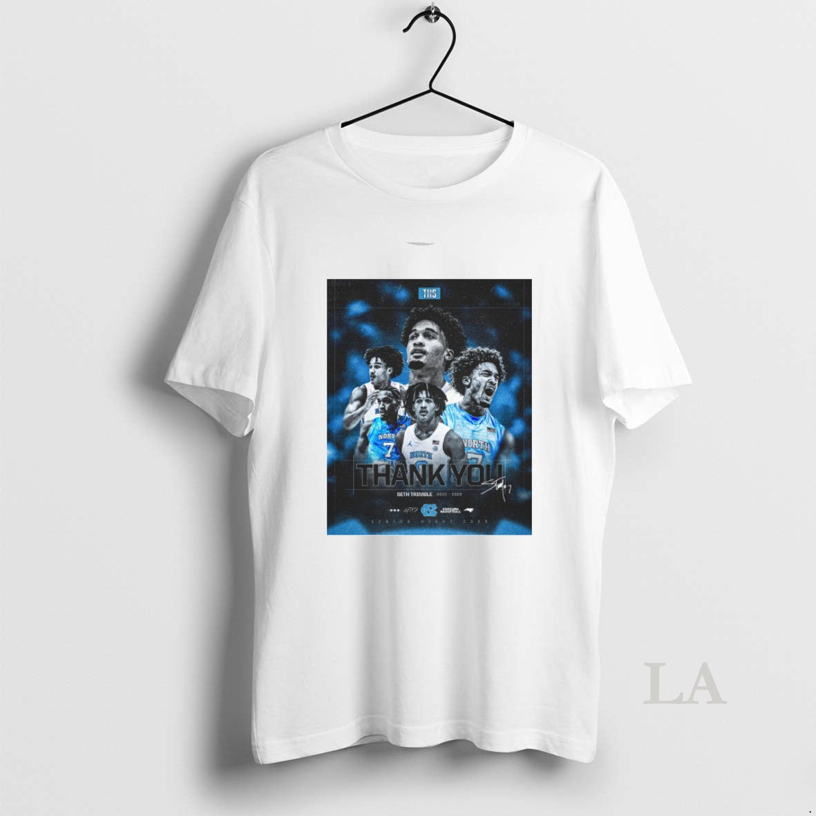 Original Unc Tar Heels Thank You Seth Trimble 2022 - Adult & Kids T-Shirts, Sweatshirts & Hoodies apparel design preview 1