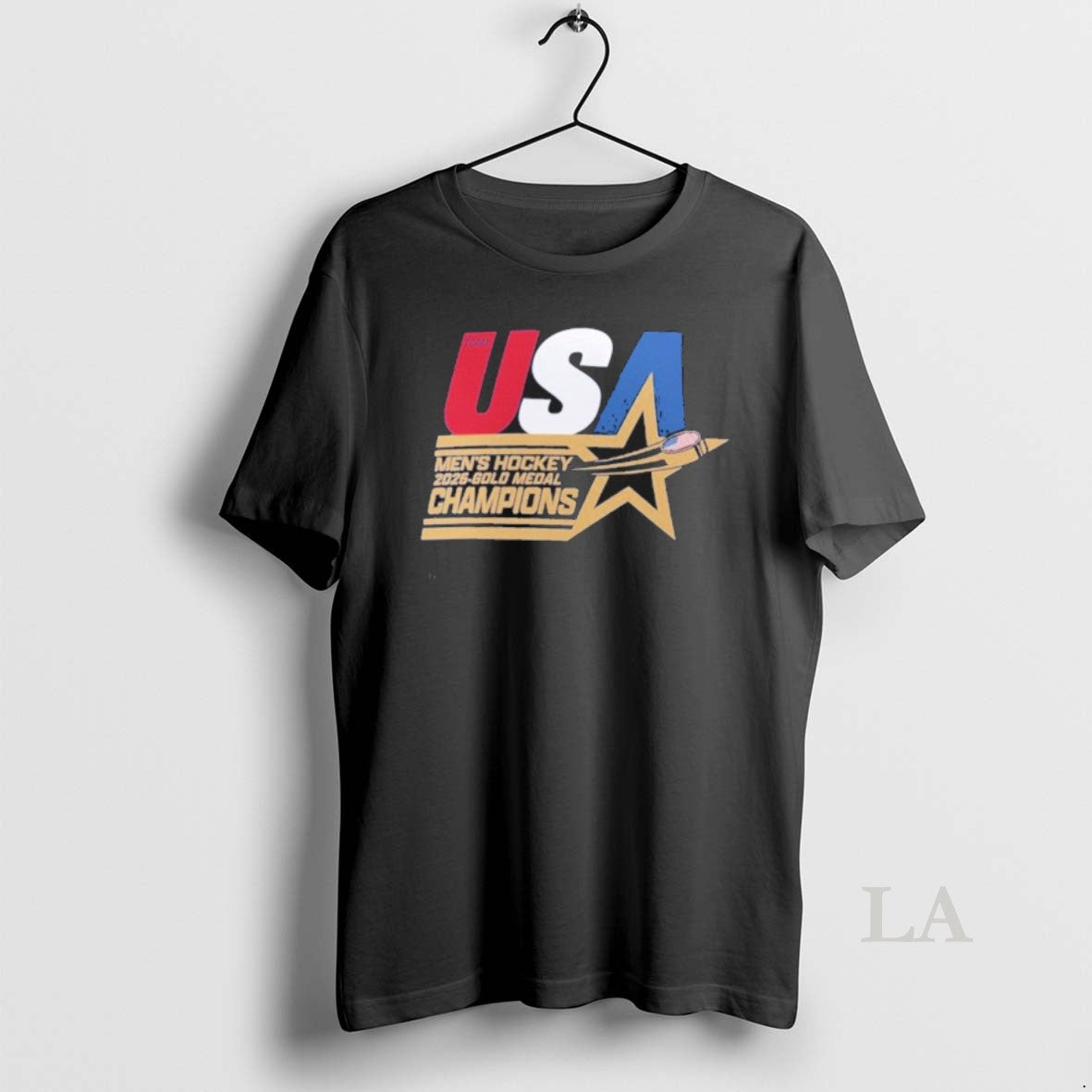 Original Us Hockey 2026 Winter Olympics Gold Medal - Adult & Kids T-Shirts, Sweatshirts & Hoodies apparel design preview 1
