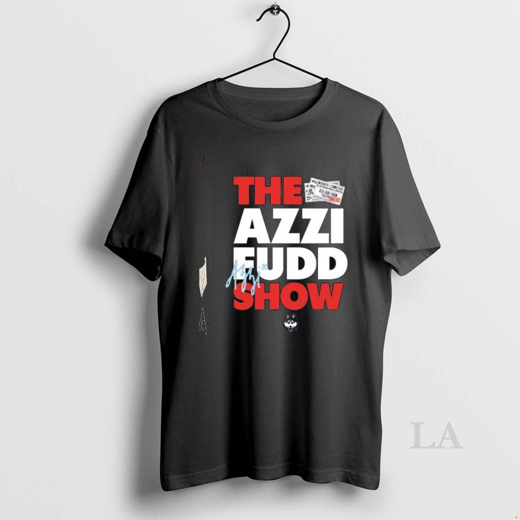 Original Uconn Huskies Azzi Fudd Show Long Sleve - Adult & Kids T-Shirts, Sweatshirts & Hoodies apparel design preview 1
