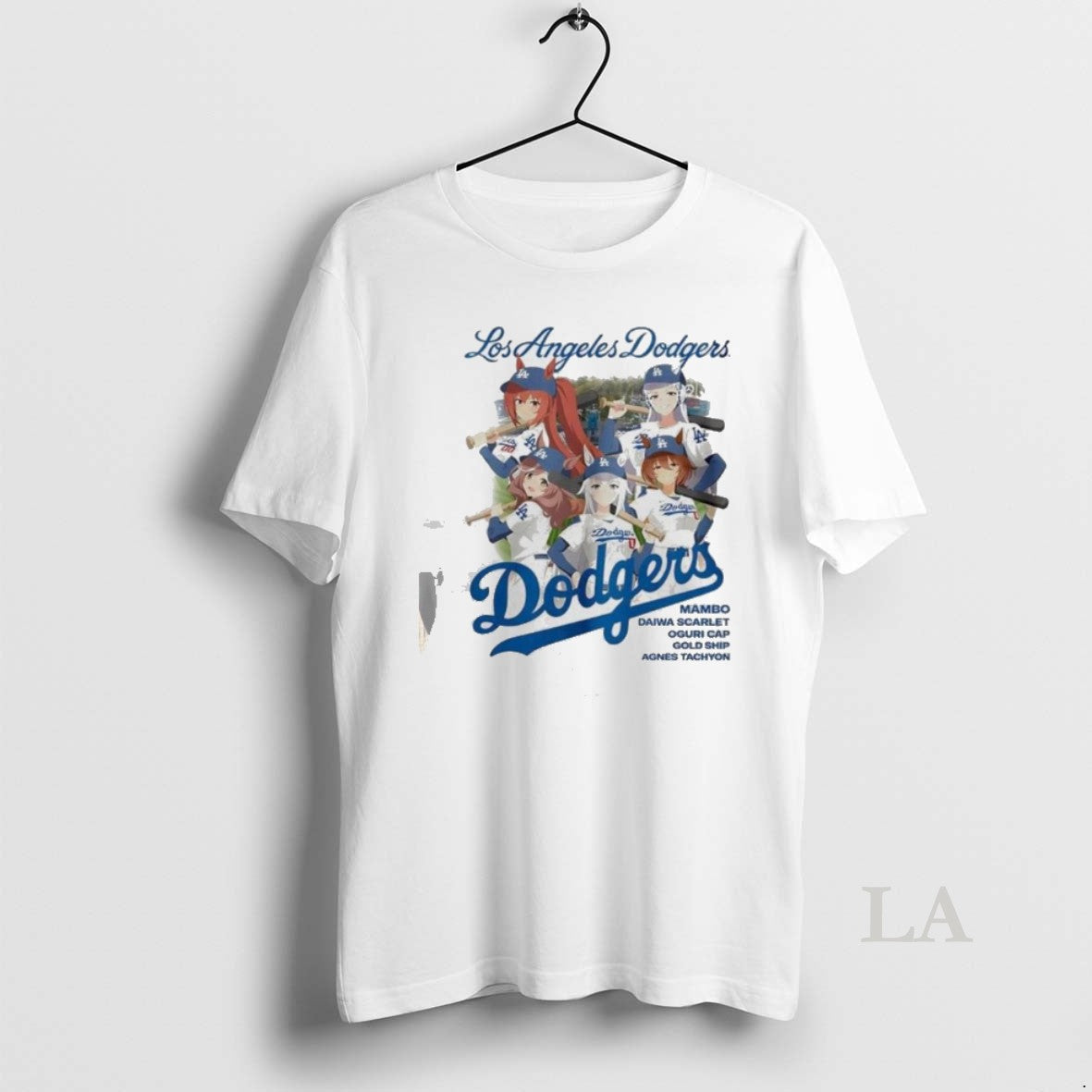 Original Uma Musume Los Angeles Dodgers - Adult & Kids T-Shirts, Sweatshirts & Hoodies apparel design preview 1