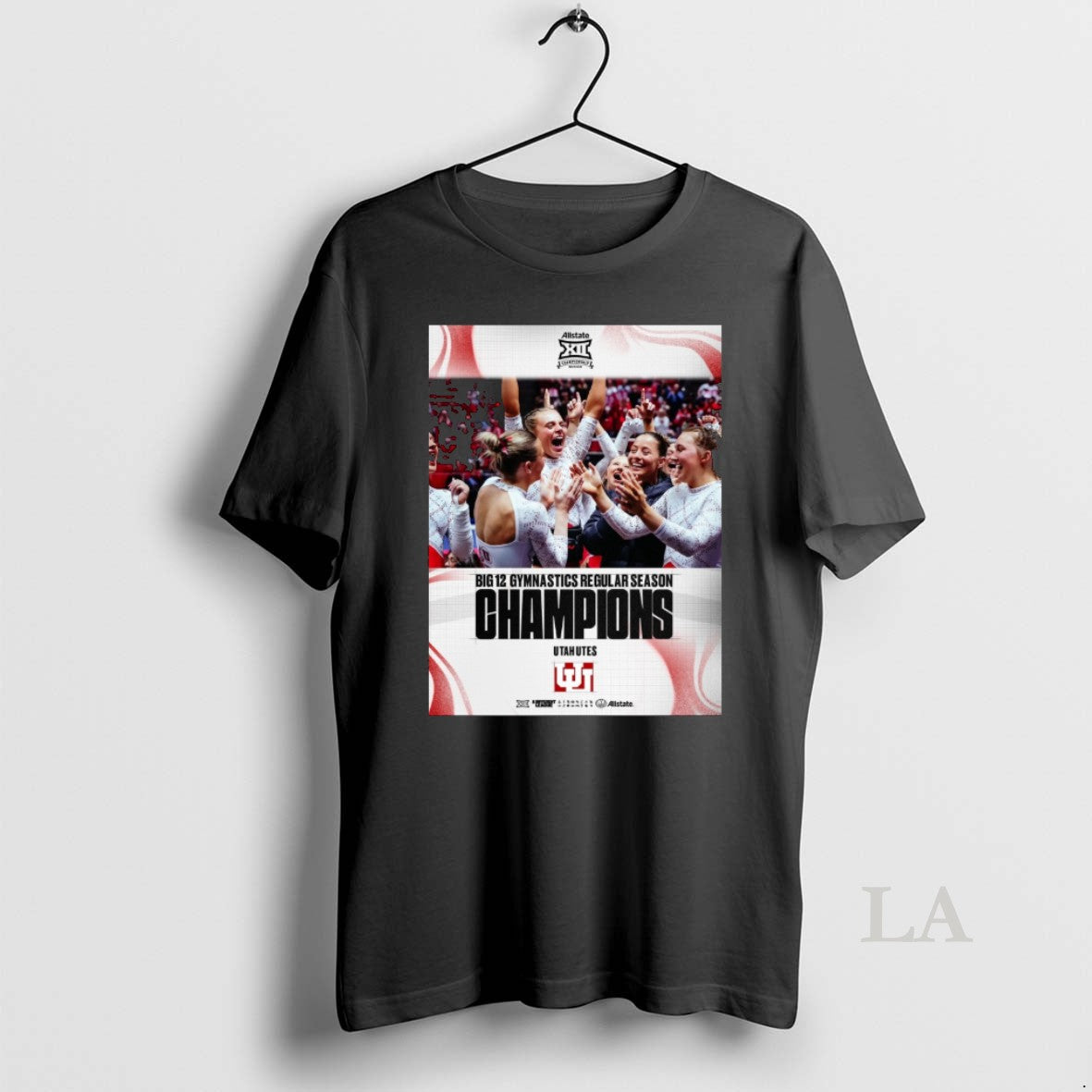 Original Utah Utes Big 12 Gymnastics Regular Season - Adult & Kids T-Shirts, Sweatshirts & Hoodies apparel design preview 1
