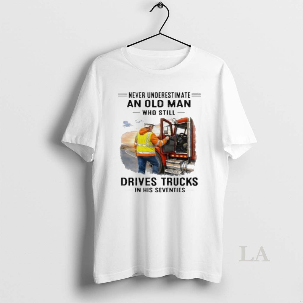 Original Vintage Never Underestimate An Old Man Who - Adult & Kids T-Shirts, Sweatshirts & Hoodies apparel design preview 1