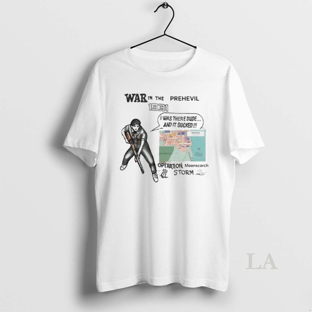 Original War In The Prehevil 1931 I Was There Dude - Adult & Kids T-Shirts, Sweatshirts & Hoodies apparel design preview 1