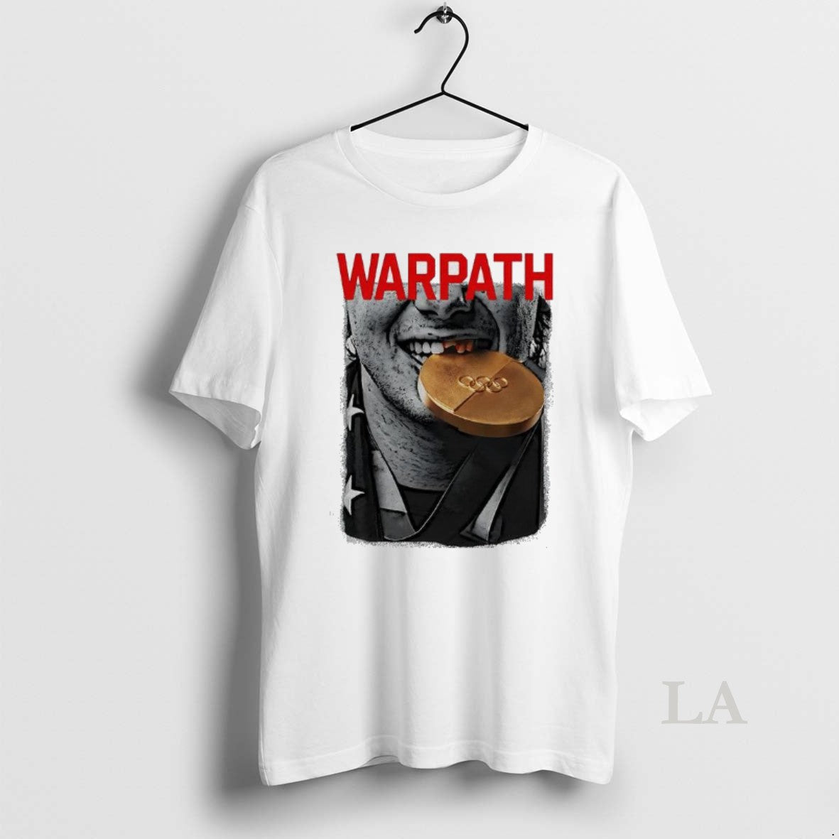 Original Warpath Jack Hughes Golden Smile Garment - Adult & Kids T-Shirts, Sweatshirts & Hoodies apparel design preview 1