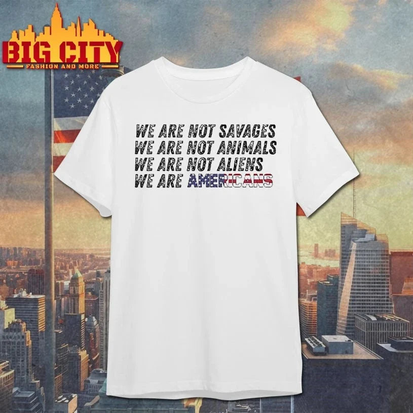 Original We Are Not Savages Animals Bad Bunny ICE Out - Adult & Kids T-Shirts, Sweatshirts & Hoodies apparel design preview 1