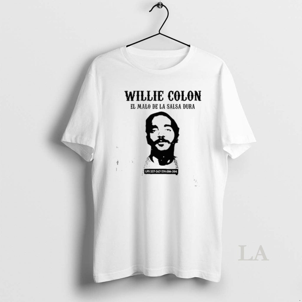 Original Willie Colon El Malo De La Salsa Dura - Adult & Kids T-Shirts, Sweatshirts & Hoodies apparel design preview 1