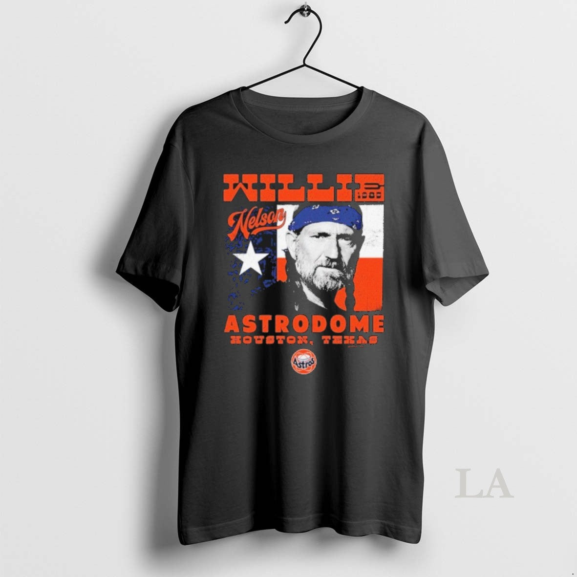 Original Willie Nelson X Houston Astros Astrodome - Adult & Kids T-Shirts, Sweatshirts & Hoodies apparel design preview 1