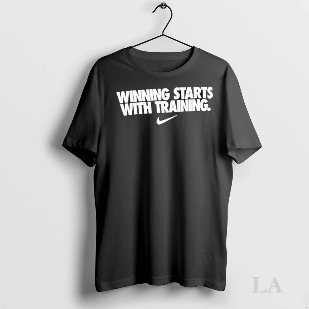 Original Winning Starts With Training Ladies - Adult & Kids T-Shirts, Sweatshirts & Hoodies apparel design preview 1