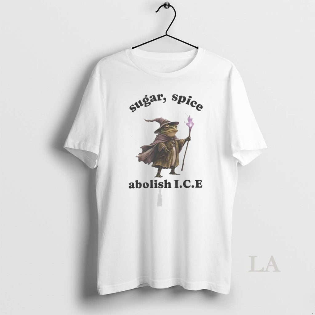 Original Wizard Frog Sugar Spice Abolish Ice 2026 - Adult & Kids T-Shirts, Sweatshirts & Hoodies apparel design preview 1