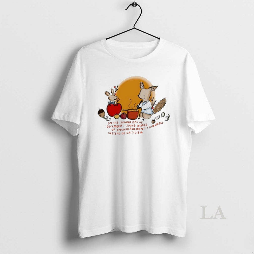 Original Wonder Doodles Second Day December I Spoke - Adult & Kids T-Shirts, Sweatshirts & Hoodies apparel design preview 1