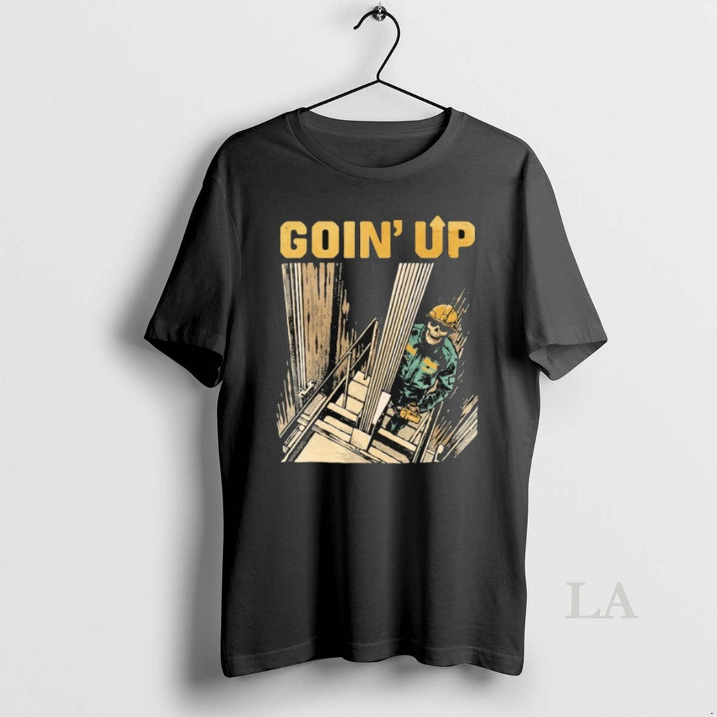 Original Workman Usa Goin Up Skeleton - Adult & Kids T-Shirts, Sweatshirts & Hoodies apparel design preview 1