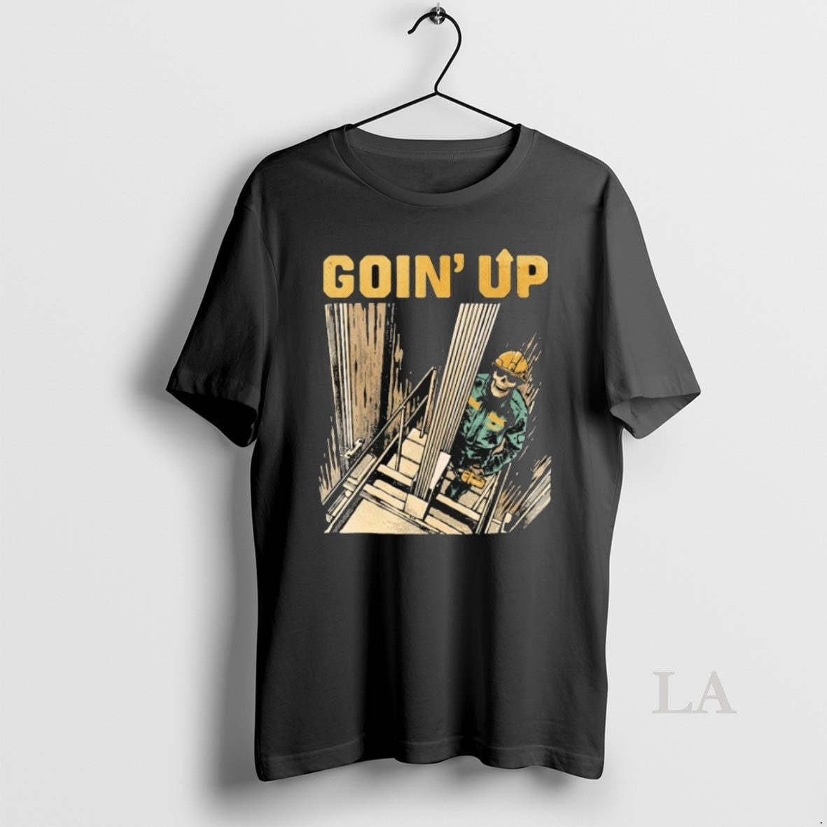Original Workman Usa Goin Up Skeleton - Adult & Kids T-Shirts, Sweatshirts & Hoodies apparel design preview 1