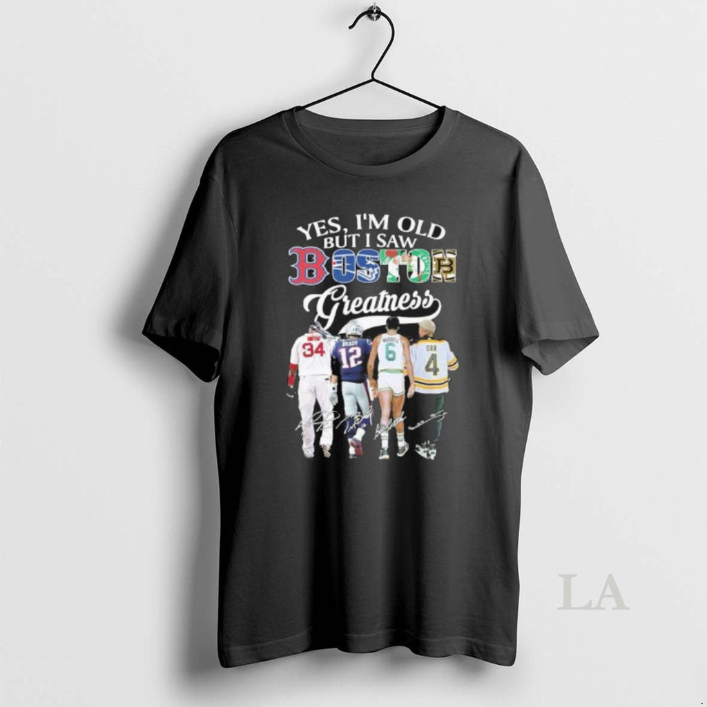 Original Yes Im Old But I Saw Boston Legends - Adult & Kids T-Shirts, Sweatshirts & Hoodies apparel design preview 1