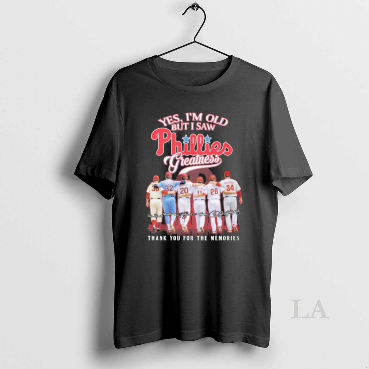 Original Yes Im Old But I Saw Philadelphia Phillies - Adult & Kids T-Shirts, Sweatshirts & Hoodies apparel design preview 1