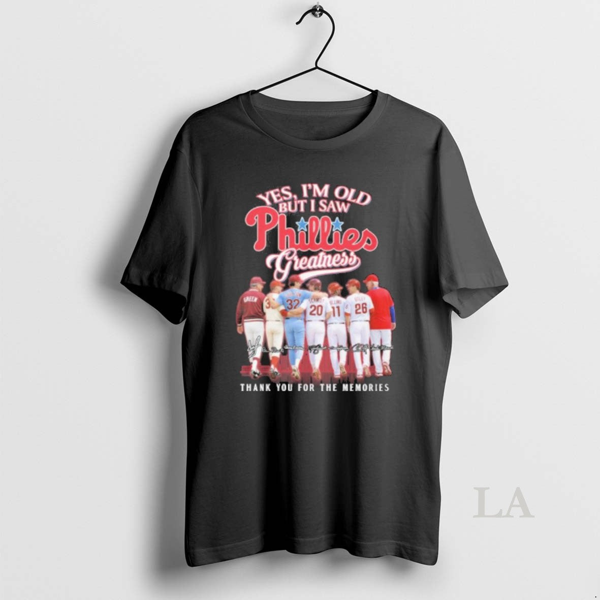 Original Yes Im Old But I Saw Philadelphia Phillies - Adult & Kids T-Shirts, Sweatshirts & Hoodies apparel design preview 1
