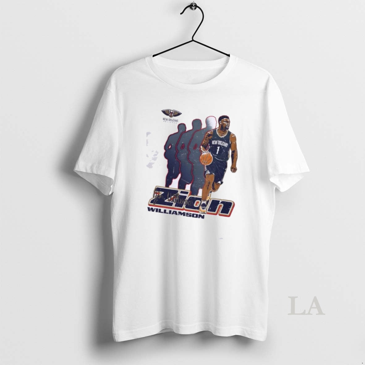 Original Zion Williamson 1 New Orleans Pelicans Retro - Adult & Kids T-Shirts, Sweatshirts & Hoodies apparel design preview 1