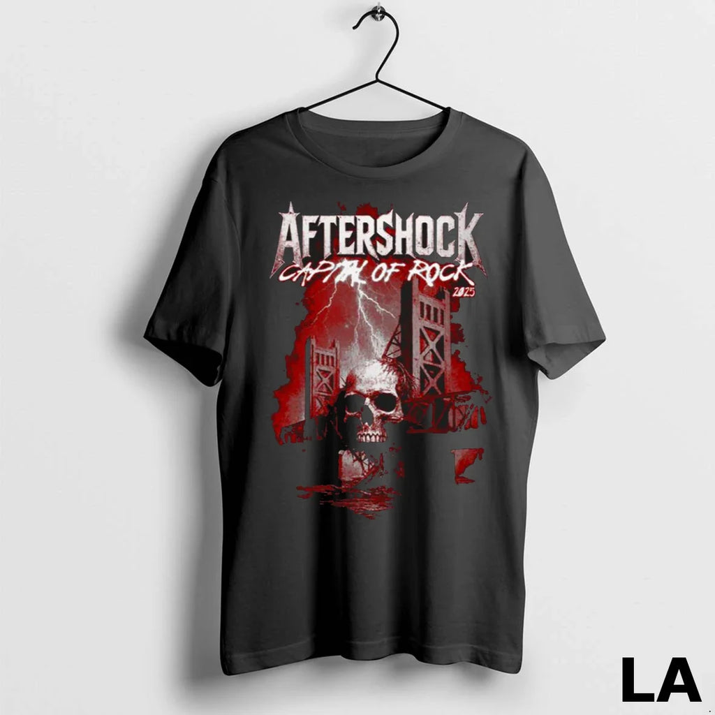 Original Aftershock Festival Deadly Crossing - Adult & Kids T-Shirts, Sweatshirts & Hoodies apparel design preview 1