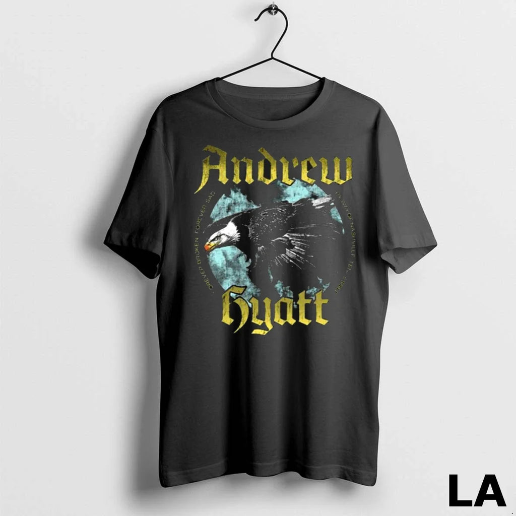 Original Andrew Hyatt Eagle Western Canada Tour 2025 - Adult & Kids T-Shirts, Sweatshirts & Hoodies apparel design preview 1
