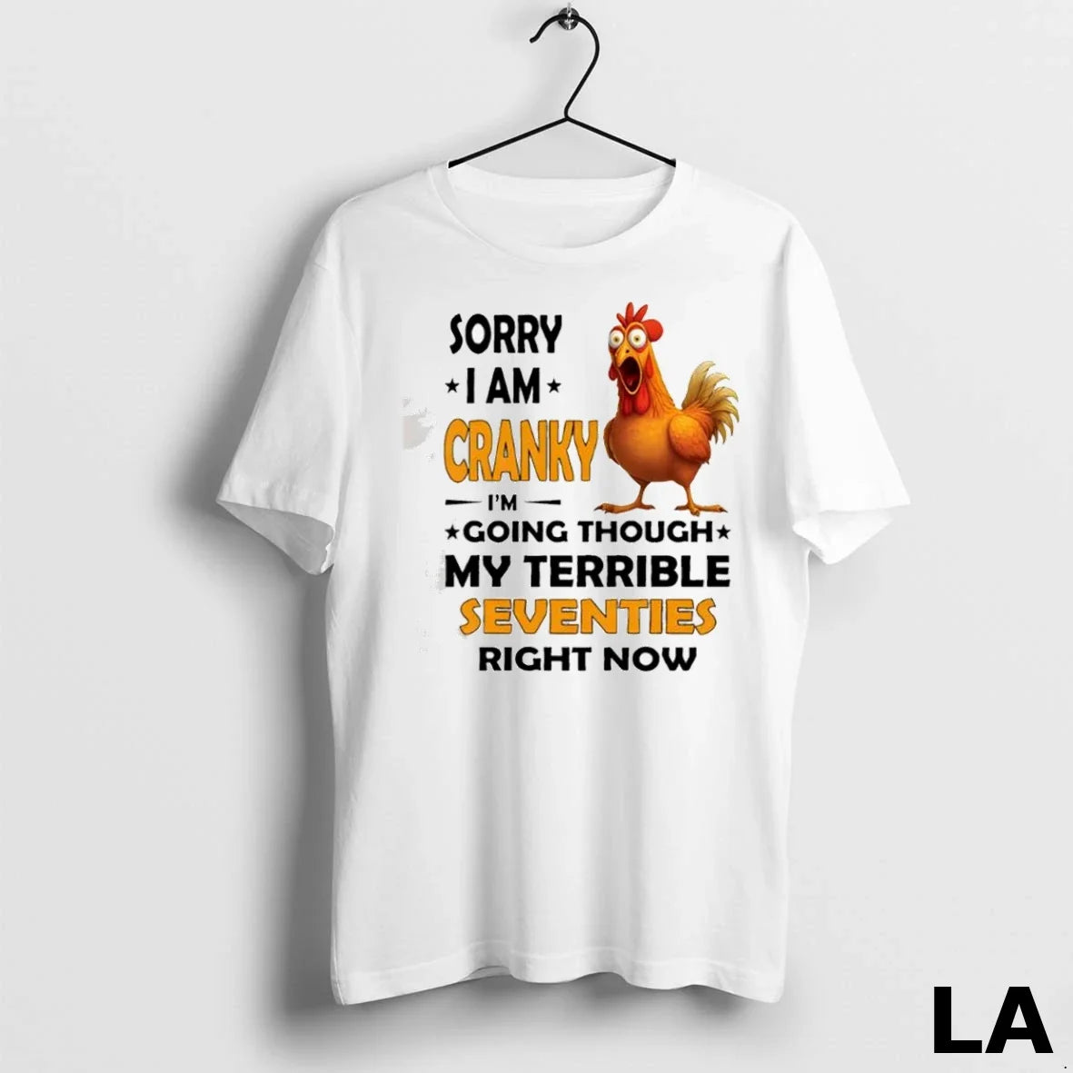 Original Chicken Sorry I Am Cranky Im Going Through - Adult & Kids T-Shirts, Sweatshirts & Hoodies apparel design preview 1