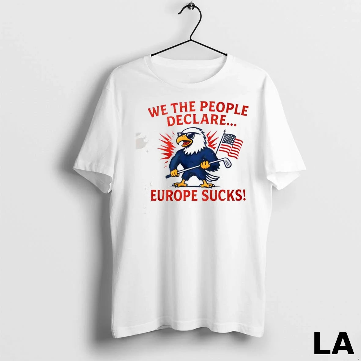Original Eagle We The People Declare Europe - Adult & Kids T-Shirts, Sweatshirts & Hoodies apparel design preview 1