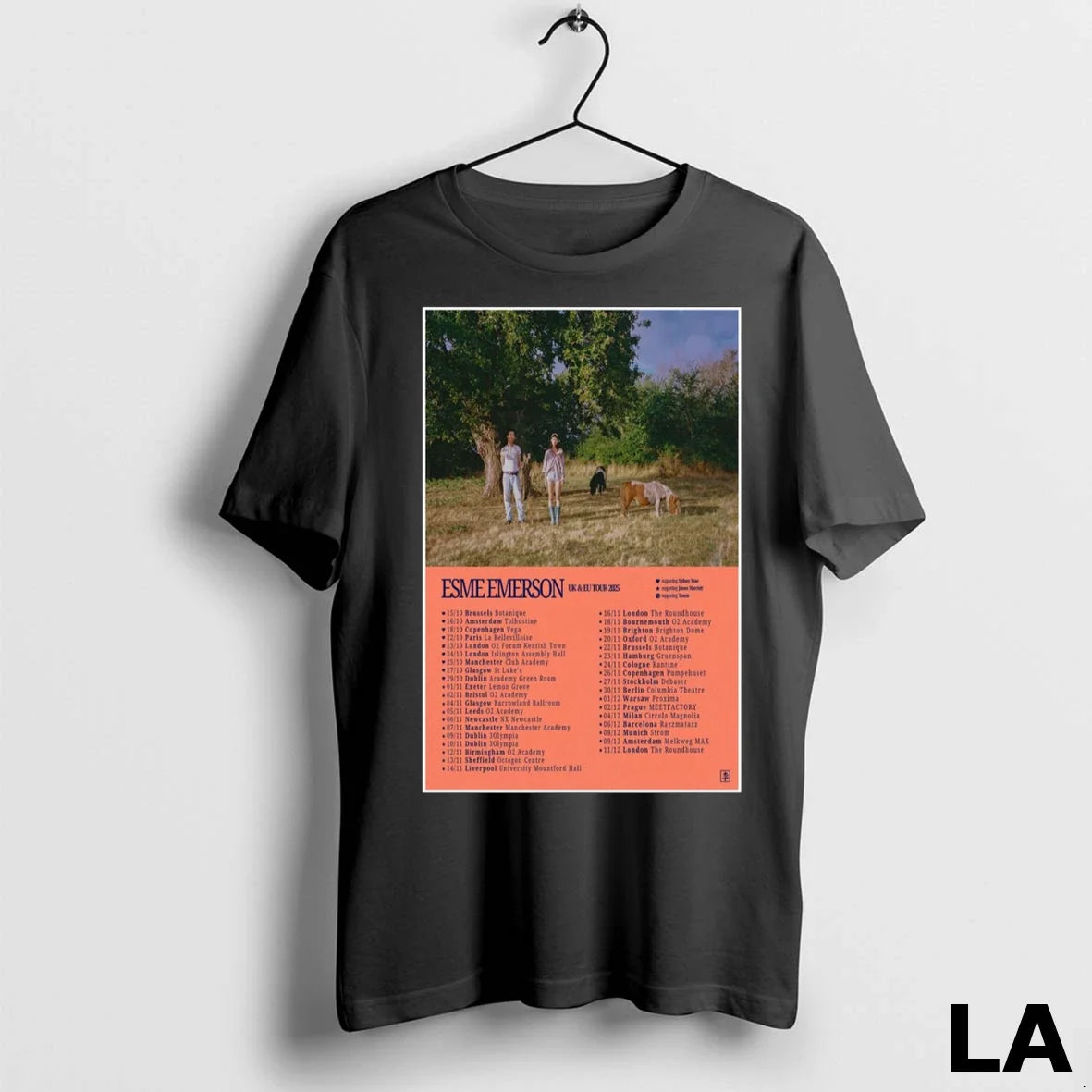 Original Esme Emerson Uk Eu Tour 2025 - Adult & Kids T-Shirts, Sweatshirts & Hoodies apparel design preview 1