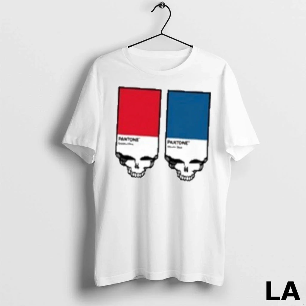 Original Grateful Dead Pantone Red Blue - Adult & Kids T-Shirts, Sweatshirts & Hoodies apparel design preview 1