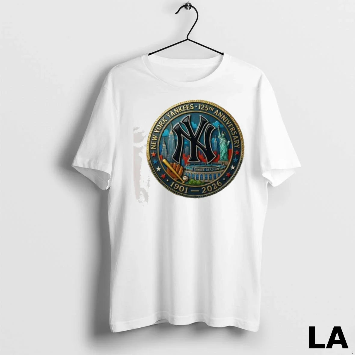 Original New York Yankees 125th Anniversary - Adult & Kids T-Shirts, Sweatshirts & Hoodies apparel design preview 1