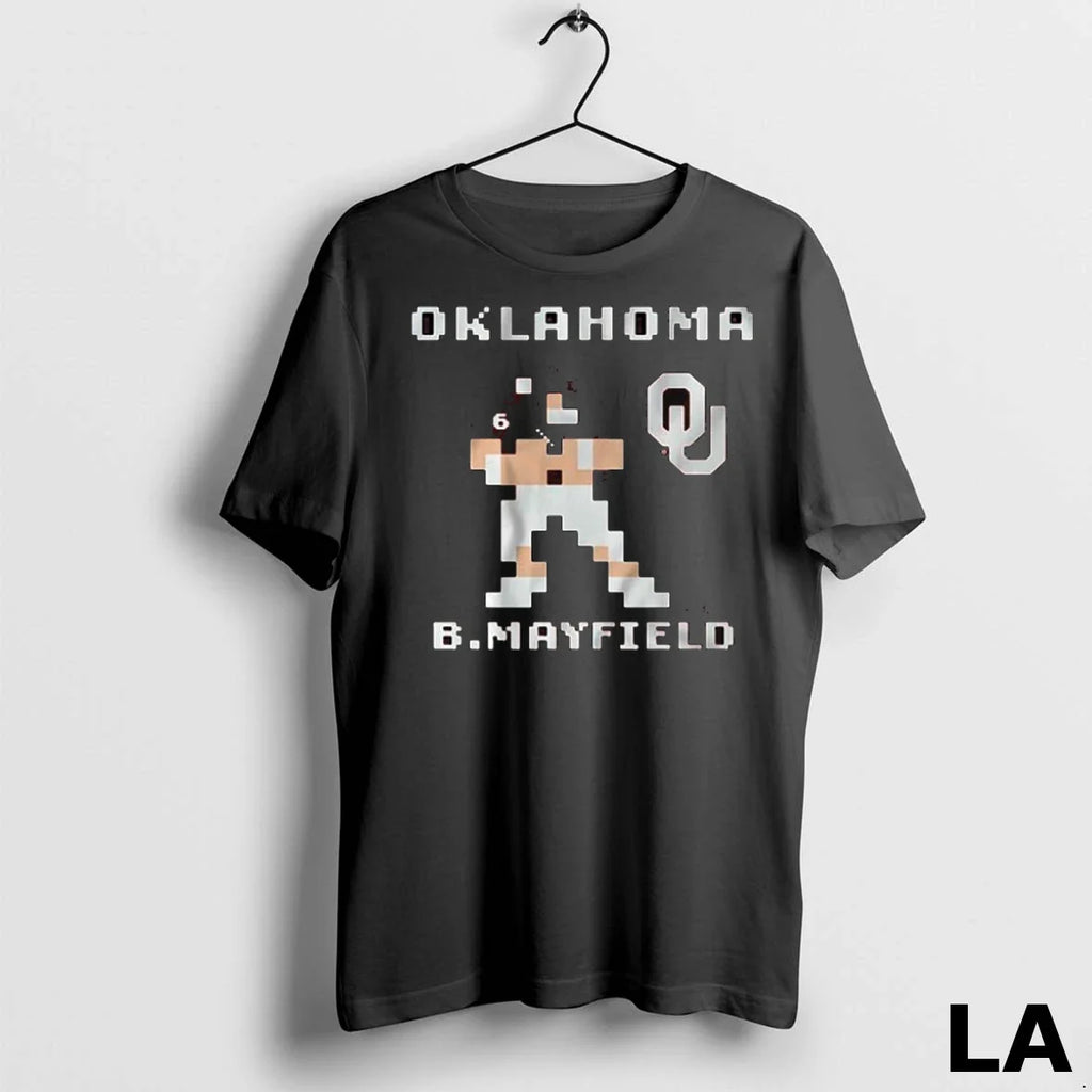 Original Oklahoma Football Baker Mayfield Retro - Adult & Kids T-Shirts, Sweatshirts & Hoodies apparel design preview 1