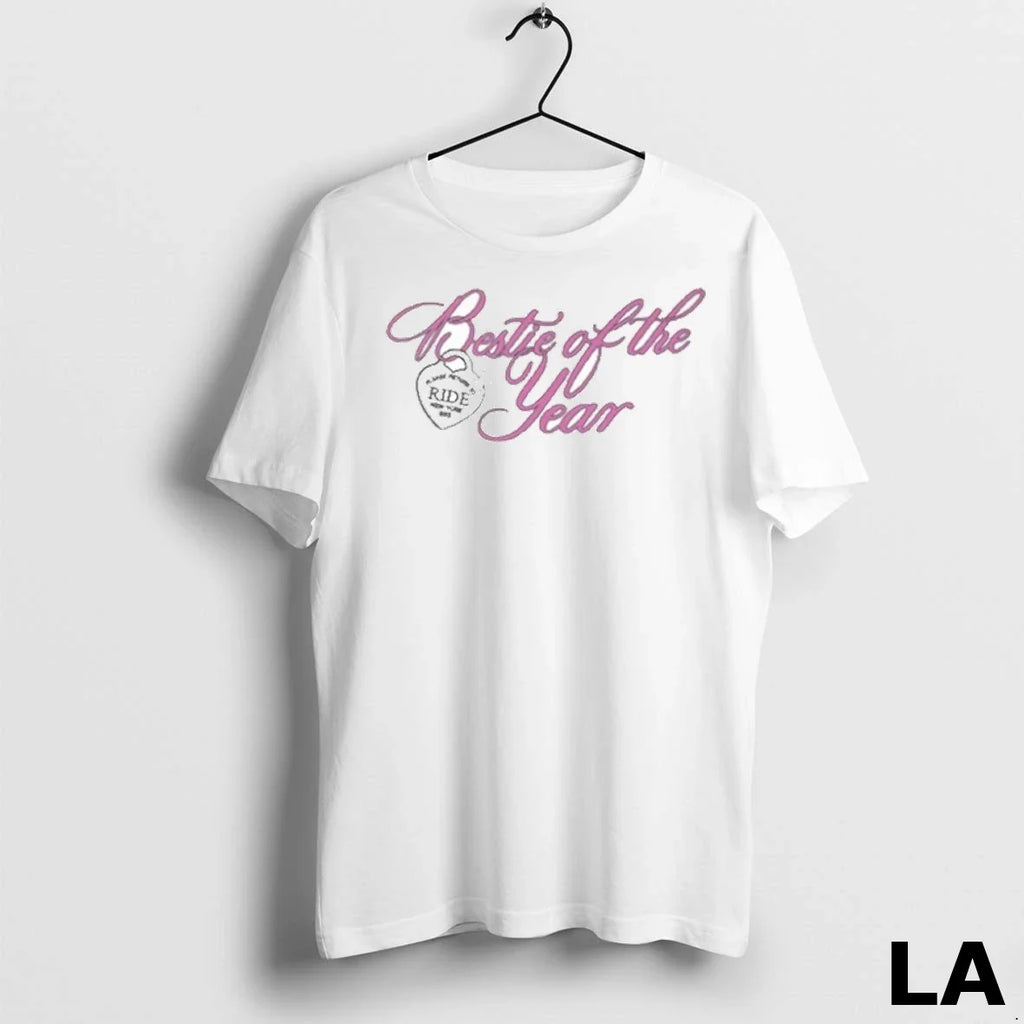 Original Ride Bestie Of The Year 2025 - Adult & Kids T-Shirts, Sweatshirts & Hoodies apparel design preview 1