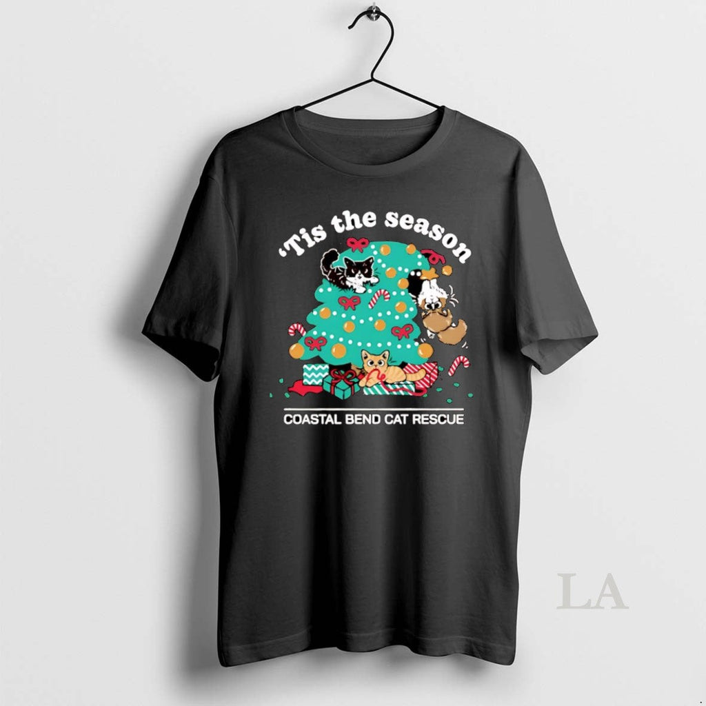 Original Tis Season Coastal Bend Cat Rescue - Adult & Kids T-Shirts, Sweatshirts & Hoodies apparel design preview 1