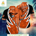 Baltimore Orioles Hawaiian Swirl Star Pattern MLB - Adult & Kids T-Shirts, Sweatshirts & Hoodies apparel design preview 1