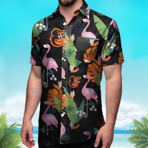 Orioles And Flamingo Hawaiian - Adult & Kids T-Shirts, Sweatshirts & Hoodies apparel design preview 1