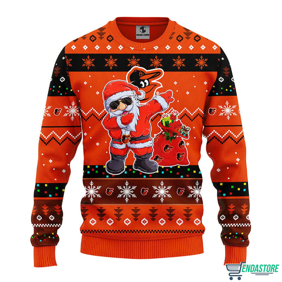 Orioles 3D Ugly Christmas Sweater - Holiday Gift product image 2