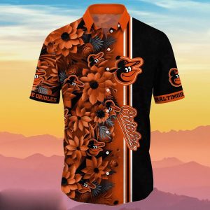 Orioles Hawaiian For Men Women Embossed Effect - Adult & Kids T-Shirts, Sweatshirts & Hoodies apparel design preview 1