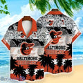 Orioles MLB Hawaiian 2024 Palm Tree Pattern - Adult & Kids T-Shirts, Sweatshirts & Hoodies apparel design preview 1
