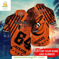 MLB Orioles Aloha Orange Black Striped Baseball - Adult & Kids T-Shirts, Sweatshirts & Hoodies apparel design preview 1