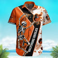 Orioles Skeleton Dancing Baltimore Hawaiian - Adult & Kids T-Shirts, Sweatshirts & Hoodies apparel design preview 1
