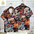MLB Orioles Hawaiian Dark Tropical Sunset Palms - Adult & Kids T-Shirts, Sweatshirts & Hoodies apparel design preview 1