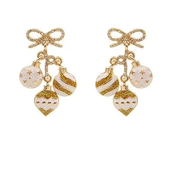 Ornament Cluster Drop Earrings - Adult & Kids T-Shirts, Sweatshirts & Hoodies apparel design preview 1