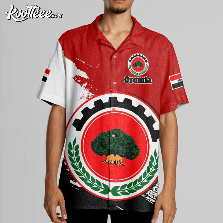 Oromia Region Emblem Hawaiian - Adult & Kids T-Shirts, Sweatshirts & Hoodies apparel design preview 1