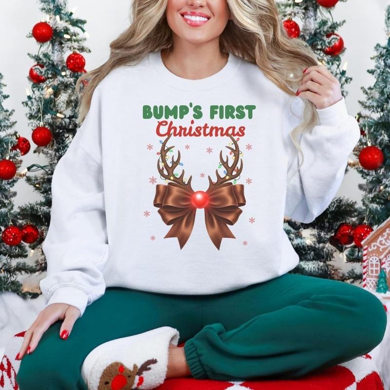 Our Bumps First Baby Reveal Announcement Maternity - Adult & Kids T-Shirts, Sweatshirts & Hoodies apparel design preview 1