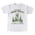 Out Breath Hiking Society Funny Raccoon Trash Panda - Adult & Kids T-Shirts, Sweatshirts & Hoodies apparel design preview 1