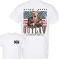 Outlaw Presiident Trump Cowboy 2024 Election Western - Adult & Kids T-Shirts, Sweatshirts & Hoodies apparel design preview 1